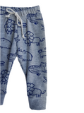 Legging Basic Gris y Animales Azules