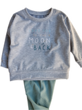 Sudadera Olivia Gris Moon and Back